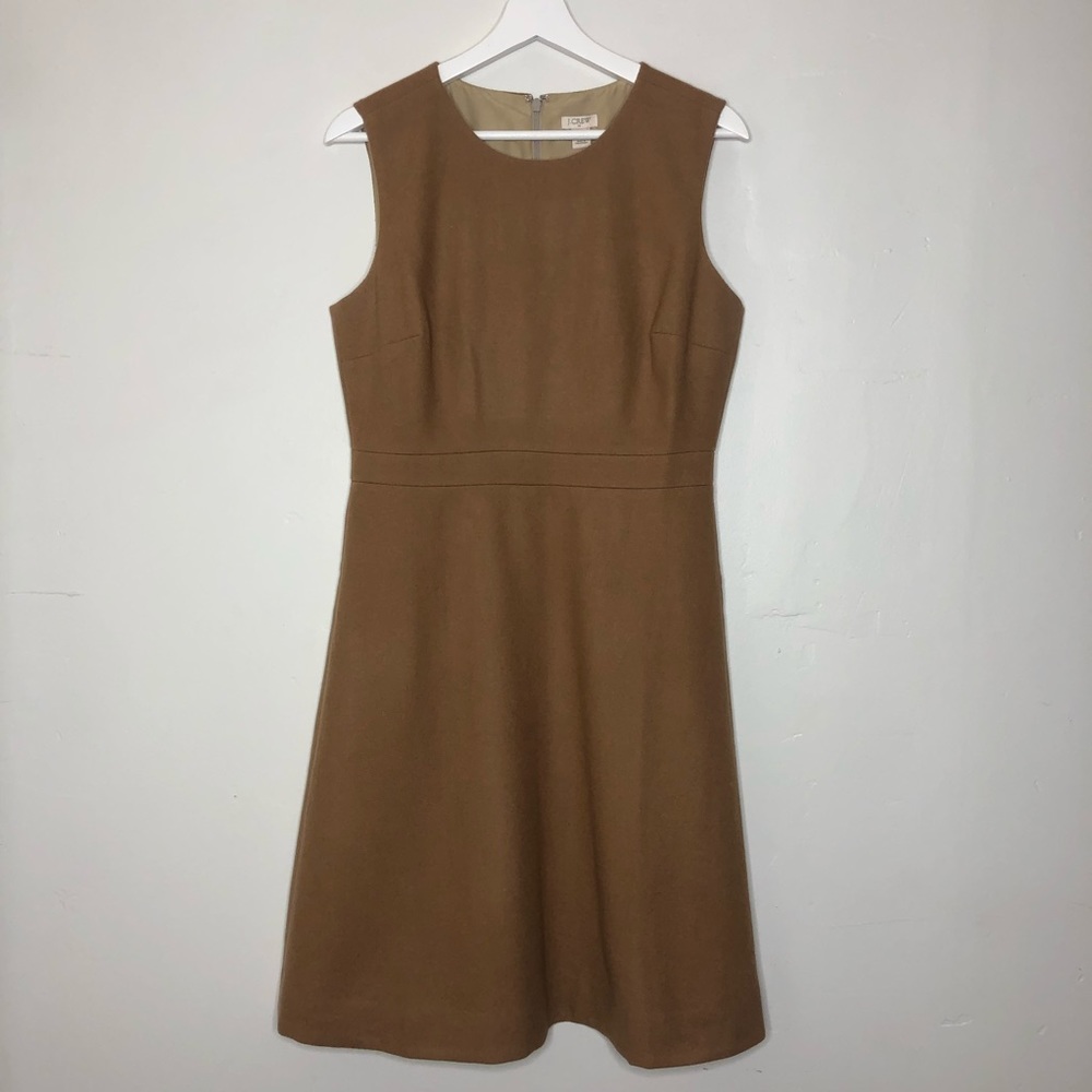 J. Crew Factory Brown Sleeveless Dress
